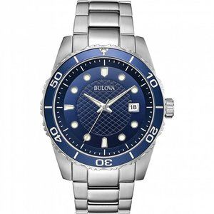 SALE! Bulova 44mm Blue Dial Watch